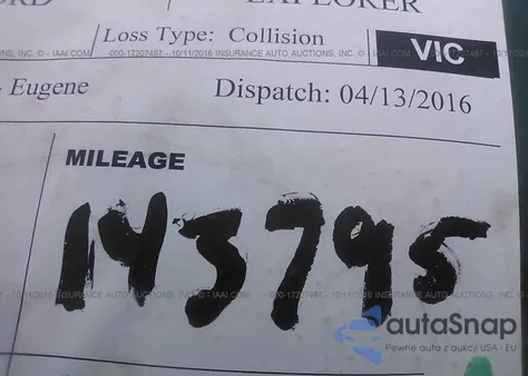 1999 Ford Explorer из США, поврежденный, VIN 1FMDU34E0XZA89681